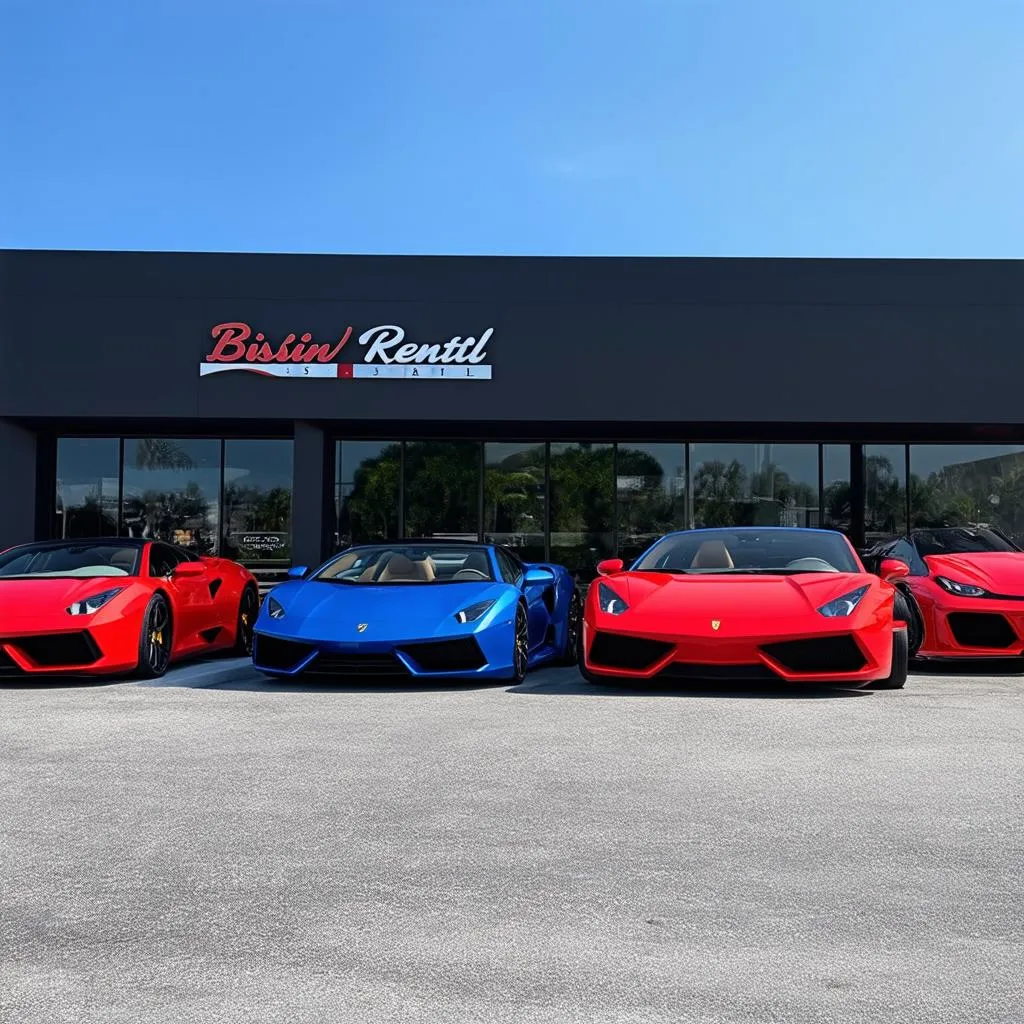 Exotic car rental agency